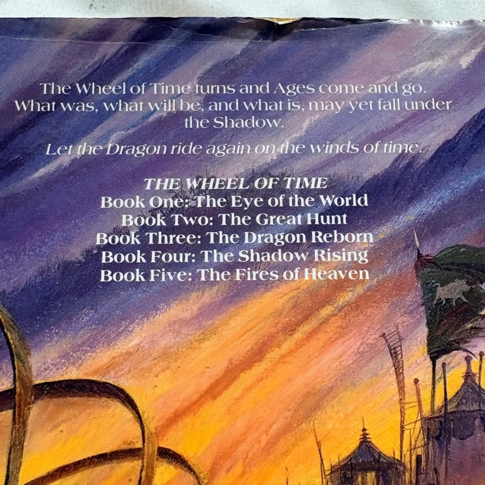 Lord of Chaos Robert Jordan Wheel of Time Book 6 Hardcover 1st Edition 1994 Tor